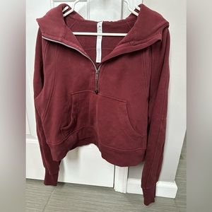 Lululemon oversized Scuba half-zip hoodie